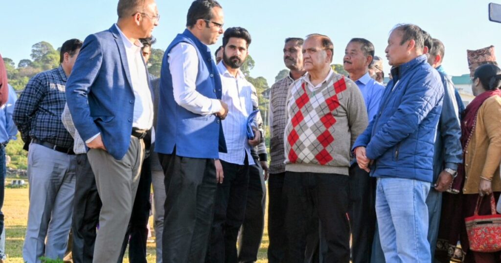 मुख्यमंत्री के प्रस्तावित भटियात प्रवास की व्यवस्थाओं का जायजा लेते विधानसभा अध्यक्ष