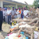 कांस्टेबल अमरीक सिंह के अंतिम संस्कार में श्रद्धांजलि देते उप मुख्यमंत्री