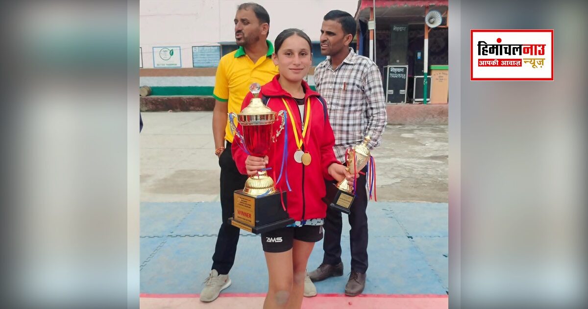 राष्ट्रीय अंडर-14 कबड्डी के लिए गुंजन शर्मा चयनित, हिमाचल का करेंगी प्रतिनिधित्व