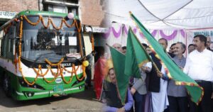 जसूर से रवाना की गईं पांच नई इलेक्ट्रिक बसें