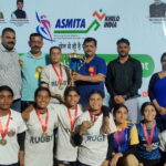 अस्मिता रग्बी टूर्नामेंट की विजेता कोटड़ी व्यास फाइटर