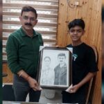 केवी बंगाणा के छात्र त्रिभुवन शर्मा की कलाकृति