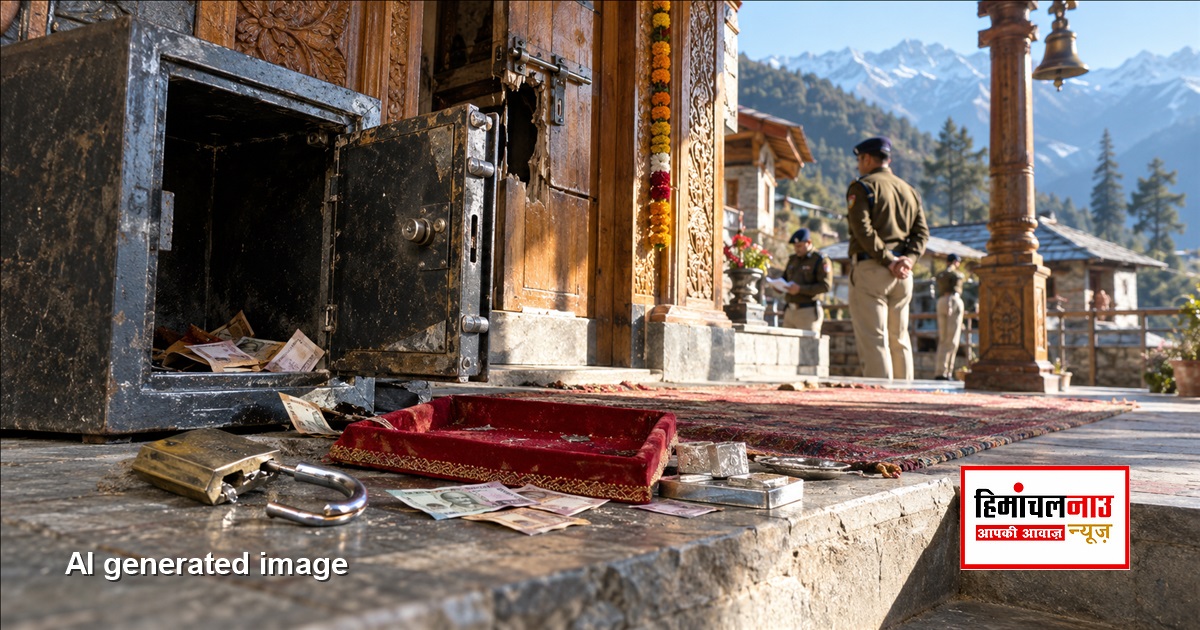 FIR / रोहड़ू के महासू मंदिर की तिजोरी तोड़कर सात लाख की चांदी और नकदी चोरी