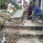 नाहन के वार्ड नंबर-4 में दोबारा बनवाई गई सीढ़ियां