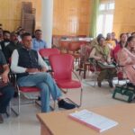 राजगढ़ में प्रशिक्षण लेते नवनिर्वाचित पंचायत प्रतिनिधि