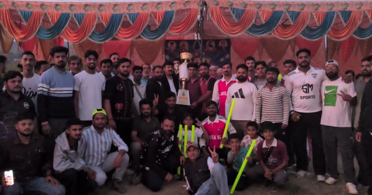 समूर कलां क्रिकेट टूर्नामेंट में विजेता टीमें सम्मानित, विधायक विवेक शर्मा ने युवाओं को दिया नशे से दूर रहने का संदेश