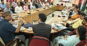 शाहपुर जिला स्तरीय दशहरा उत्सव की तैयारियों पर आयोजित बैठक