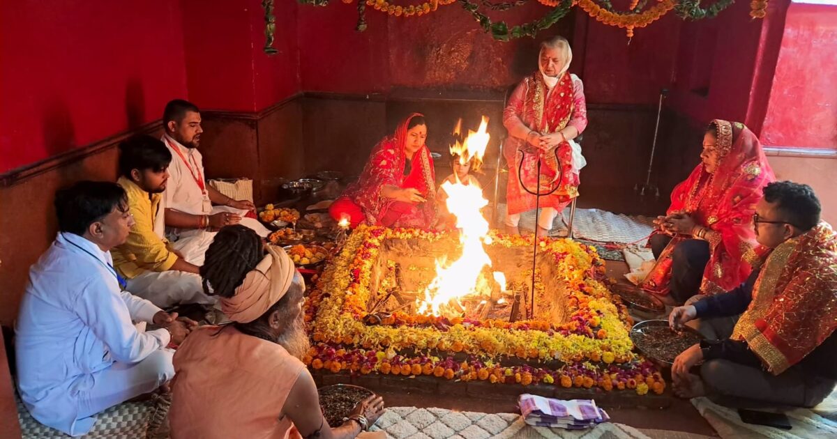 अष्टमी-नवमी पर त्रिलोकपुर मंदिर पहुंचे 5 हजार श्रद्धालु, 8.14 लाख रुपये चढ़ावा