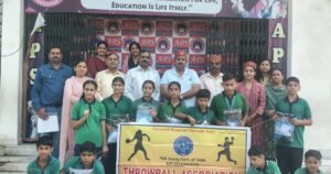 राष्ट्रीय थ्रोबॉल चैंपियनशिप के लिए चयनित ऊना के युवा खिलाड़ी
