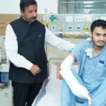 एम्स बिलासपुर में उपचाराधीन विवेक के लिए आर्थिक सहायता